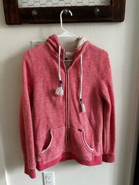 Roxy Blush Knit Hooded Sweatshirt